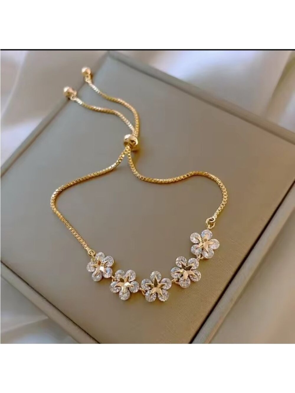 Bestseller stainless steelzircon Floral Bracelet